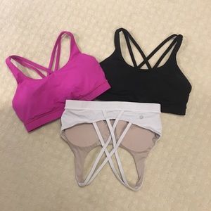 SOLD 3 Lululemon Energy Bras ($25/each)